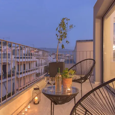 Luxury Near Acropolis-living Stone Gold Apartmán *