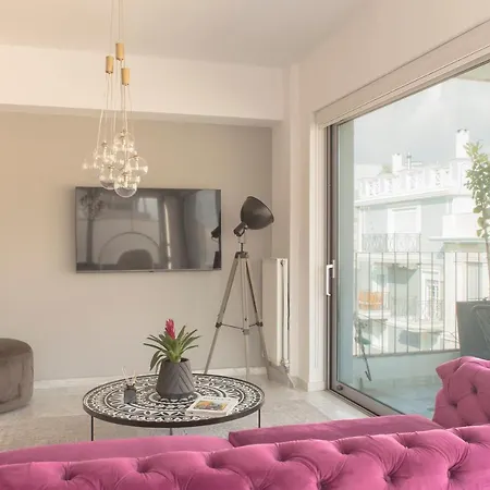 Apartment Luxury Near Acropolis-living Stone Gold