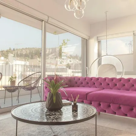 Luxury Near Acropolis-living Stone Gold Athens